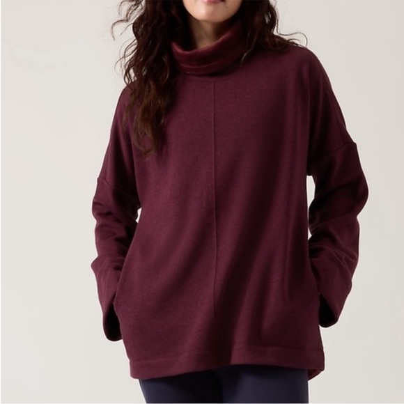 Cozy Karma Funnel Neck Sweatshirt NWT - Picture 2 of 7
